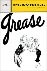 Grease Playbill